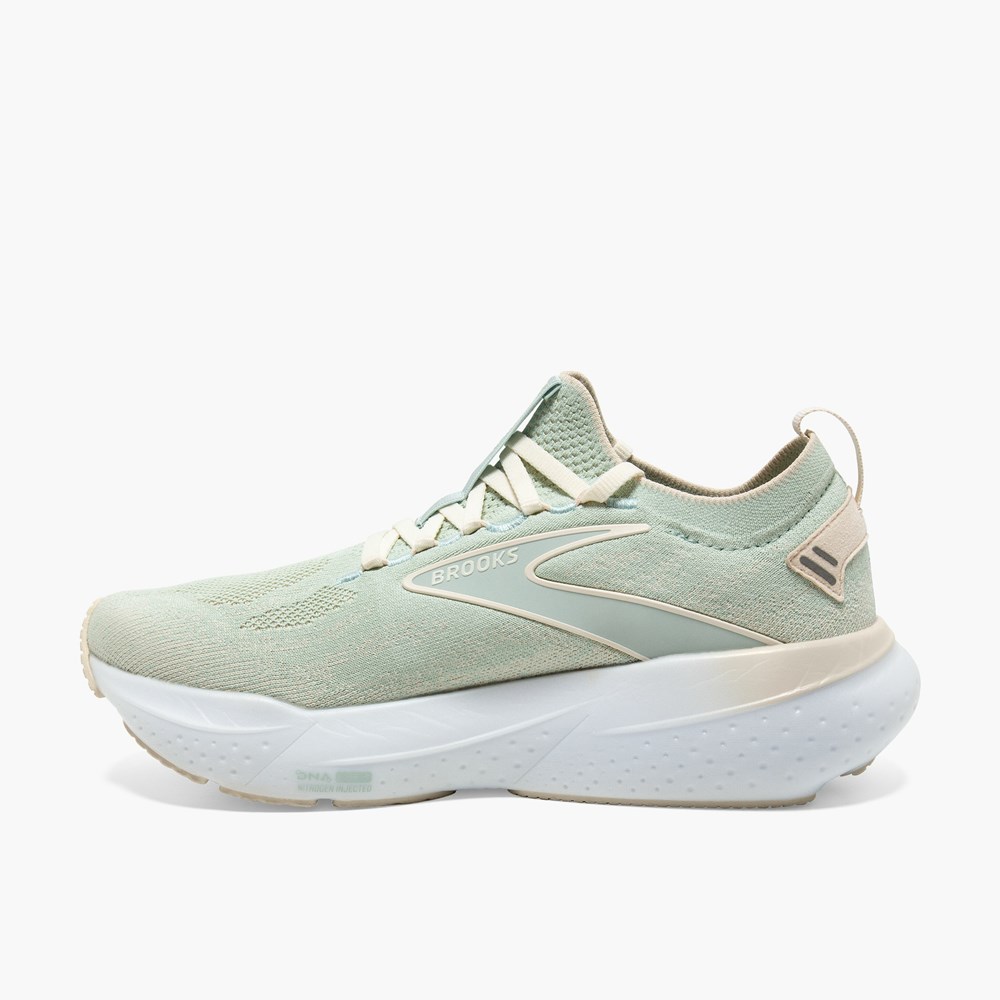 Chaussures Running Route Brooks Glycerin StealthFit 21 Blanche Femme | LIP-4533195